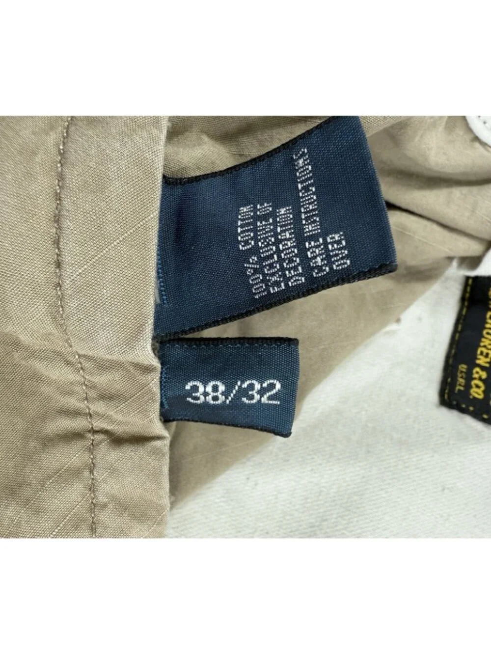 Polo Ralph Lauren Military Surplus Cargo Pants Sz 38x31 Paratrooper Tactical Y2K